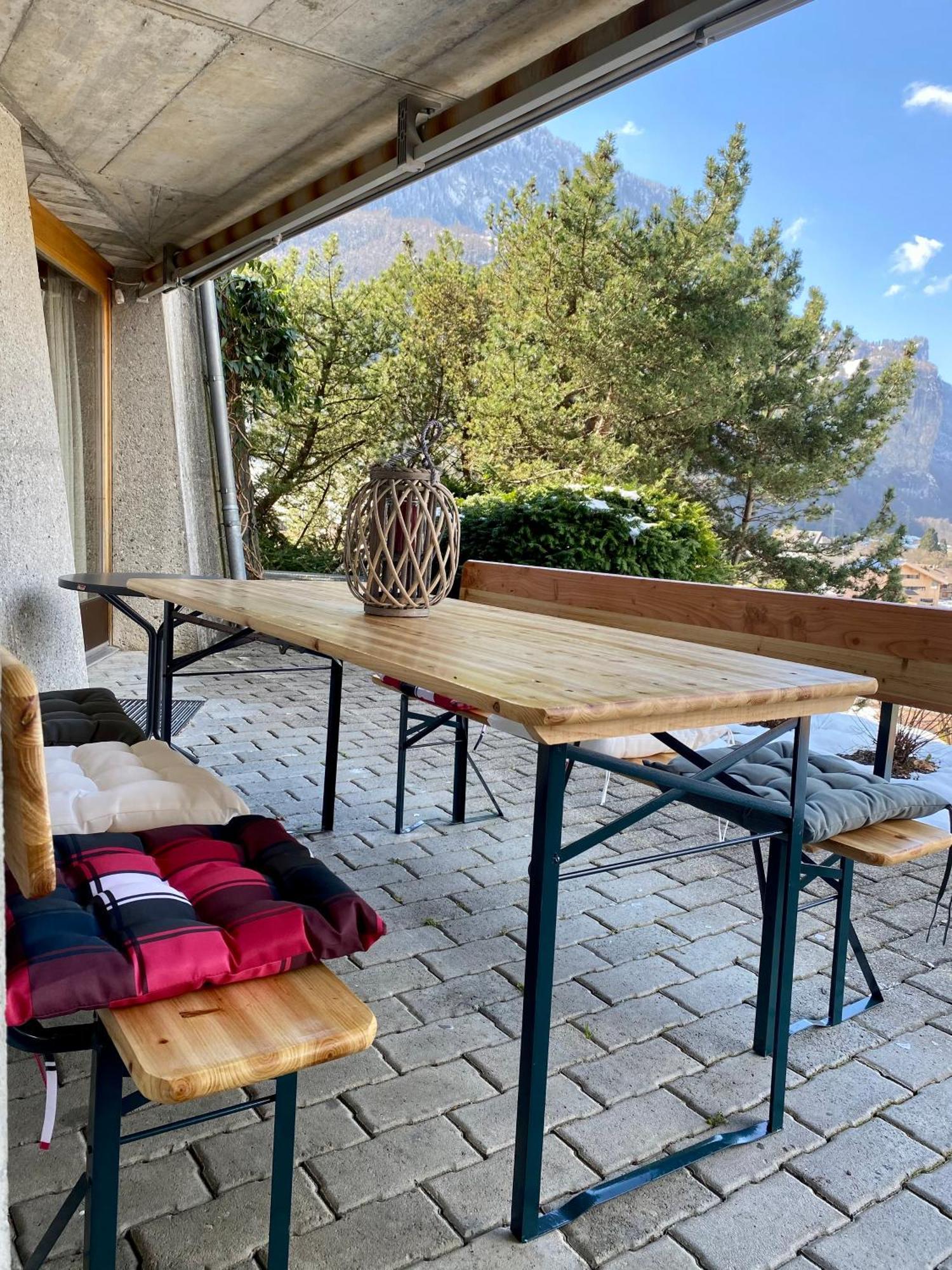 Appartement Aareschlucht- Grandiose Aussicht Fuer 2-6 Pers. Meiringen Exterior photo